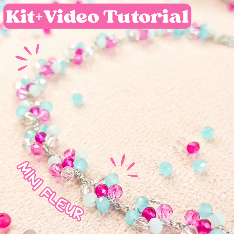 Mini Fleur | kit + tutorial collanina