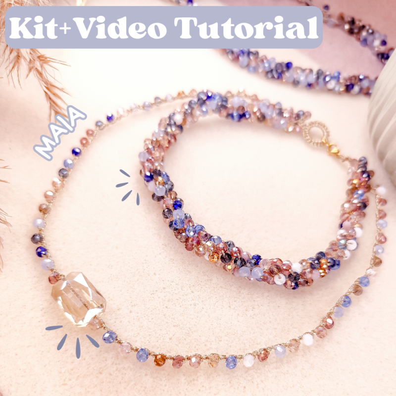 Maia | kit + tutorial collanina