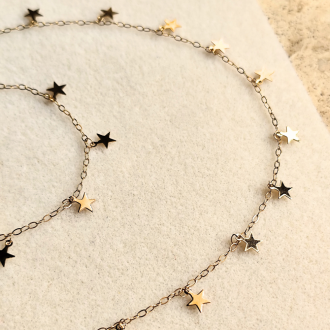 50cm acciaio inossidabile | Catenina stelle...