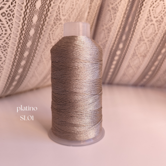 AURA platino SL01 | Filato gioiello 550m