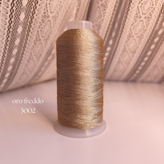 AURA oro freddo L3002 | Filato gioiello 550m