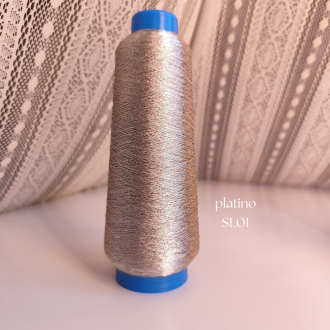 CLARA platino SL01 | Filato gioiello 1000m