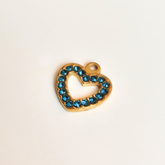 shiny golden heart | acciaio inossidabile