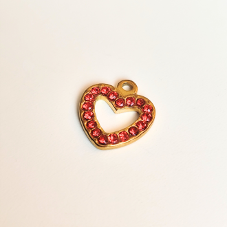 shiny golden heart | acciaio inossidabile