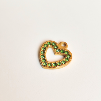 shiny golden heart | acciaio inossidabile