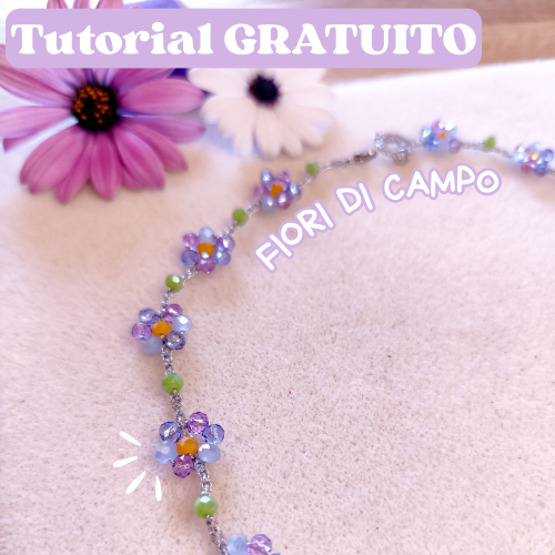 Fiori di campo | Tutorial collanina